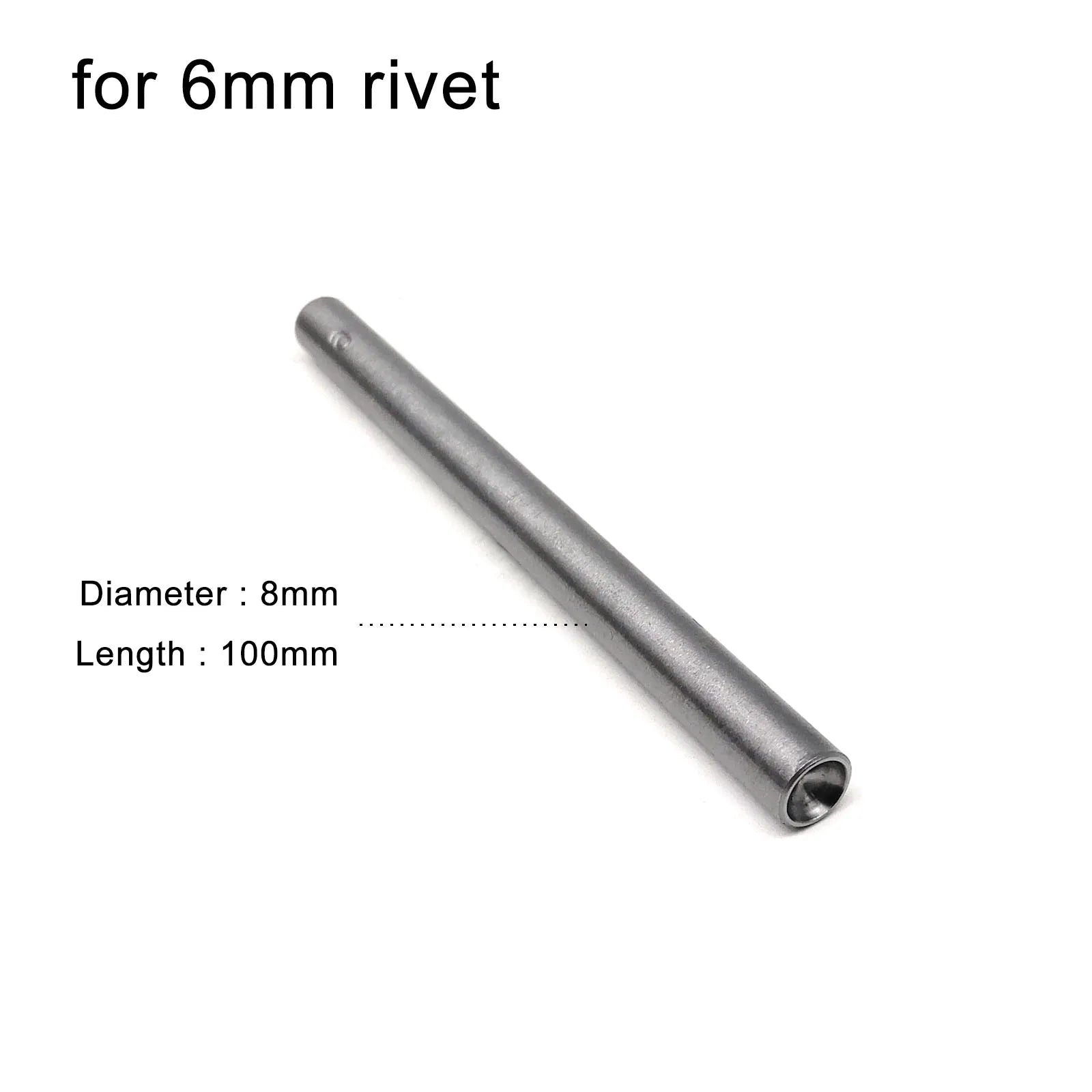 3mm to 15mm Dia Rivet Punch Tool Rod for Metal Decorative Mushroom Domed Semi Ball Half Round Nailhead Spike Stud DIY 45# Steel