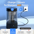 Automatic Electric Pencil Sharpener Portable Battery Powered for 6-8mm Pencil Support Hexagonal/ Triangular/ Round pencils