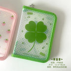 A5/A6 PP Twill Zipper Pouch Cute Stationery Storage Folder File Document Bag Zip File Folder School Office Supplies
