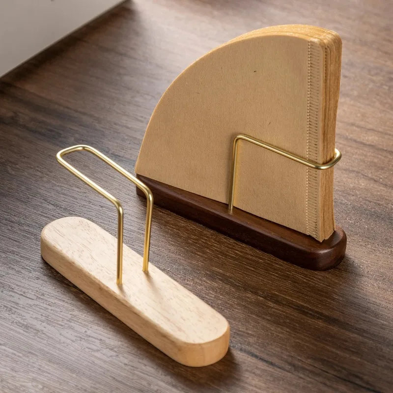 Coffee Filter Paper Holder for Baristas and Home Use Stylish Design Keeps Filters Organized and Accessible