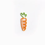 10Pcs Creative Vegetable Carrot Ice Cream Paper Clip Metal Bookmark  DIY Student Read Label Supplies Stationery