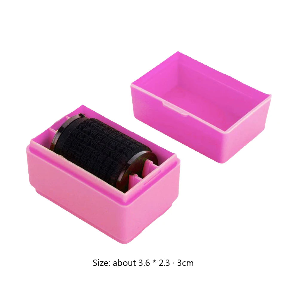 Data Protection Roller Stamp Portable Information Coverage Messy Code Privacy Confidential Data Theft Guard Security Seal