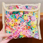 Hair band rubber band children tie hair rope baby girl does not hurt hair rope little girl rubber band