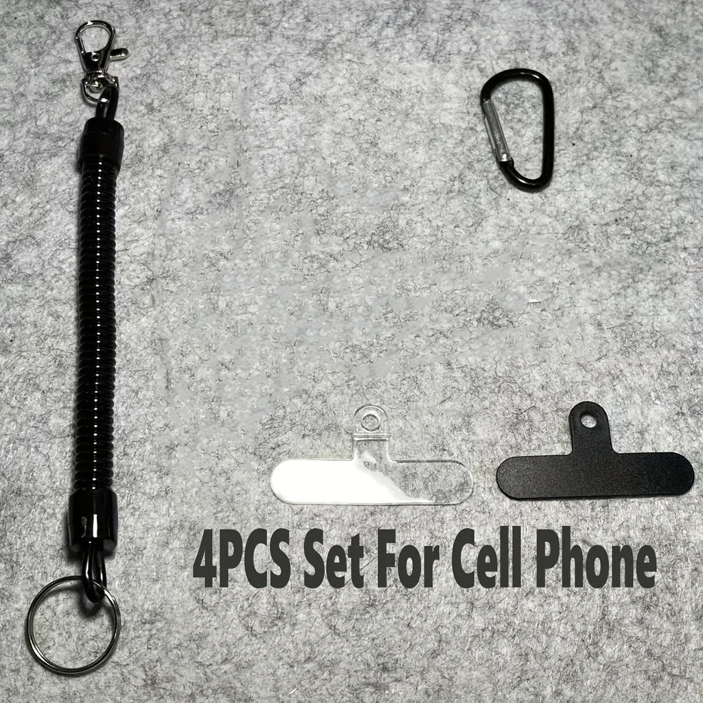 Phone Tether Lanyard Anti Theft Phone Strap With Carabiner Protective Outdoor Skiing Hiking Cycling Fishing Climbing.