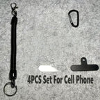 Phone Tether Lanyard Anti Theft Phone Strap With Carabiner Protective Outdoor Skiing Hiking Cycling Fishing Climbing.