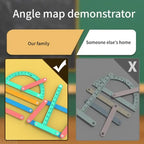 D08B Portable Geometry Demonstrator Teaching Aid For Constructing 2D Models In STEM Education Math Tools