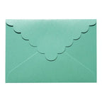 10Pcs Creative Wave Pattern Pearlescent Triangle Envelope Letterhead Special Design Envelope Dropshipping 11*16cm