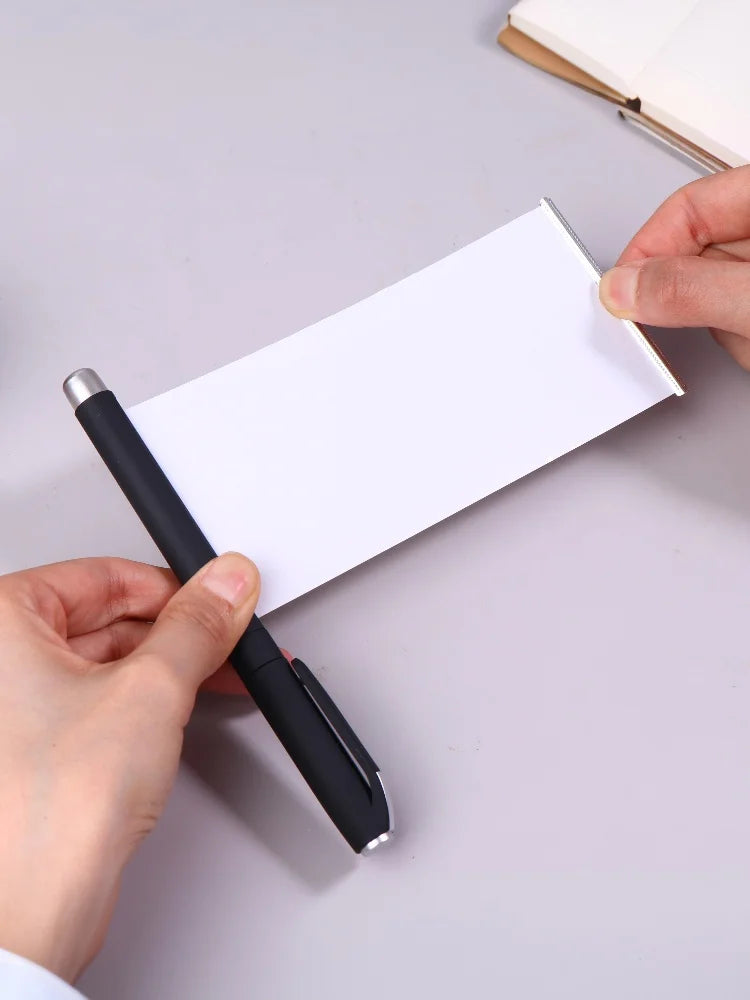 1Pcs Hidden Writable Pull Paper Pen Easy To Use Secret Information Writing Tool With Exams Notes Automatic Retractable Invisible