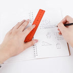 150/250mm Bookmark Rulers Flexible Folding Soft Magnetic Ruler Protable Foldable Pvc Magnetic Rulers Art Tools School Supplies