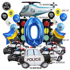 Police Party Plates Napkins Police Birthday Party Tableware Set Police Officer Car Party Decorations Favors Police Theme Party