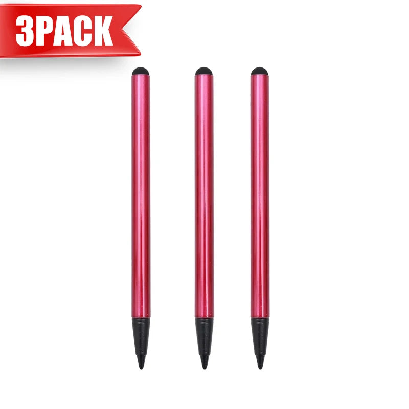 1/3PACK Universal Stylus Pencil Portable 2 in 1 Universal Touch Screen Pen Capacitive Resistive Stylus for Phones Tablets Laptop