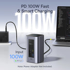 Baseus 12-in-1 USB C HUB to HDMI 4K@60Hz Dual Display USB 3.2 Adapter with RJ45 SD TF PD 100W Docking Station for Window Mac Hub