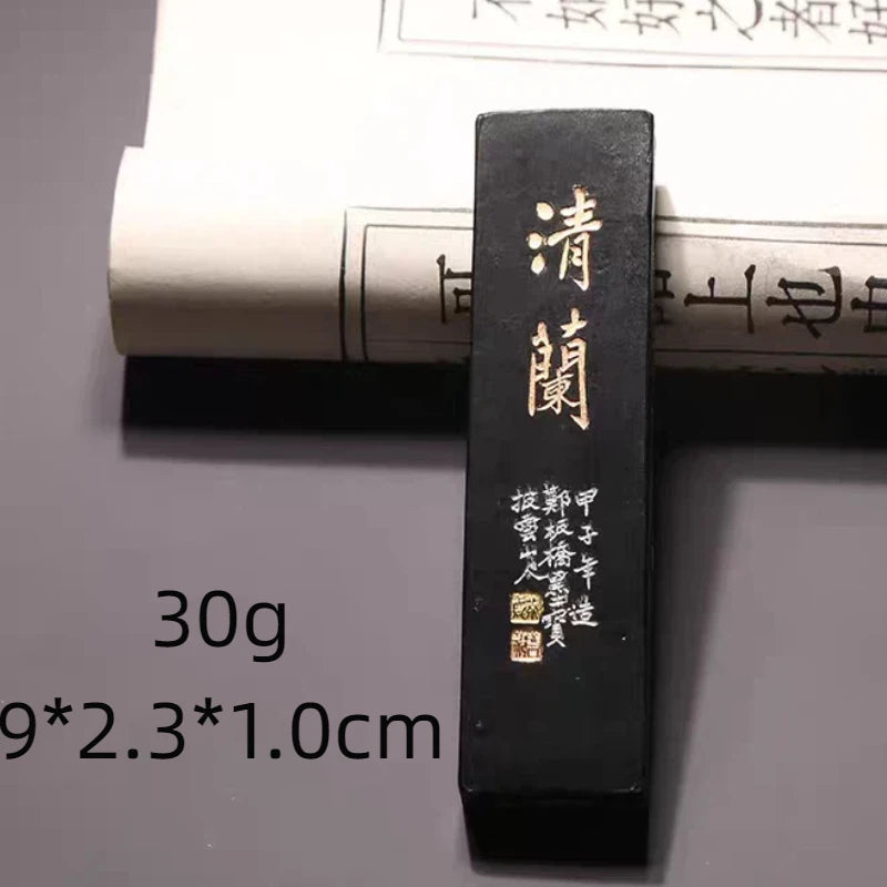 Chinese Sumi Ink Stick Solid Ink Stick Calligraphy Artist Painting Watercolor Fabric Paint Ink Block Chinese Painting Ink Stick