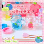 Office supplies school equipment kawaii stationery items School supplies cute fruit cup shape pencil sharpener for child