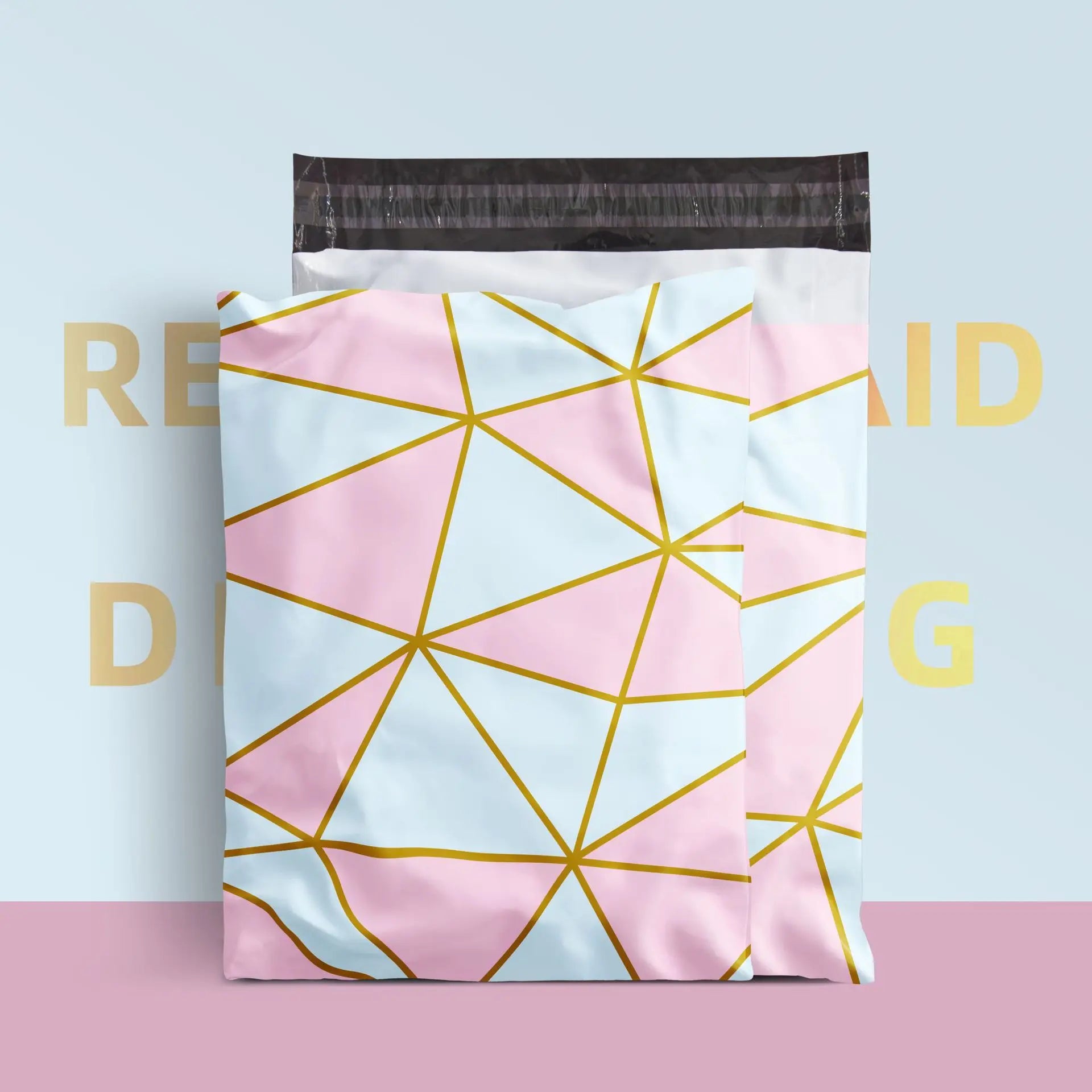 Poly Mailer 10PCS Cute Courier 10x13inch Pattern Shipping Bag Small Business Supplies Printed Grey Mailing Package Shopper Bags