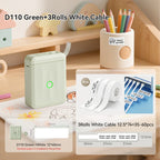 NIIMBOT D110 Upgraded Version Thermal Label Printer Mini Portable Name Tag Label Maker With Tape for Office Home Kitchen School