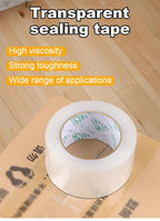 Transparent Tape  BOPP White Packaging Sealing Logistics Carton High Viscosity Express Office Fixed Items Bundling Parcels