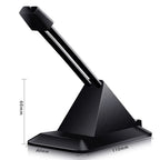 Mouse Cable Holder Computer PC Mouse Bungee Cord Clip Wire Line Organizer Management Gaming Flexible Wired Mice Fixed Holder
