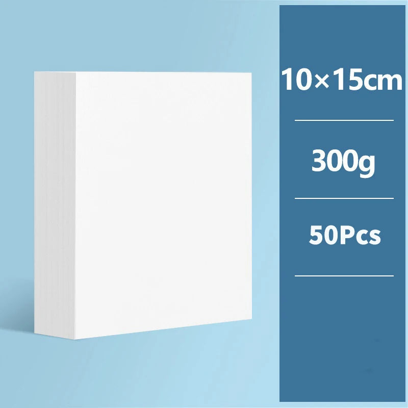 10/50 Sheets A4 Heavy Color Oil Painting Stick Special Paper Square 16k/32k Thickened 300g Soft Crayon Art Sketch Blank Paper