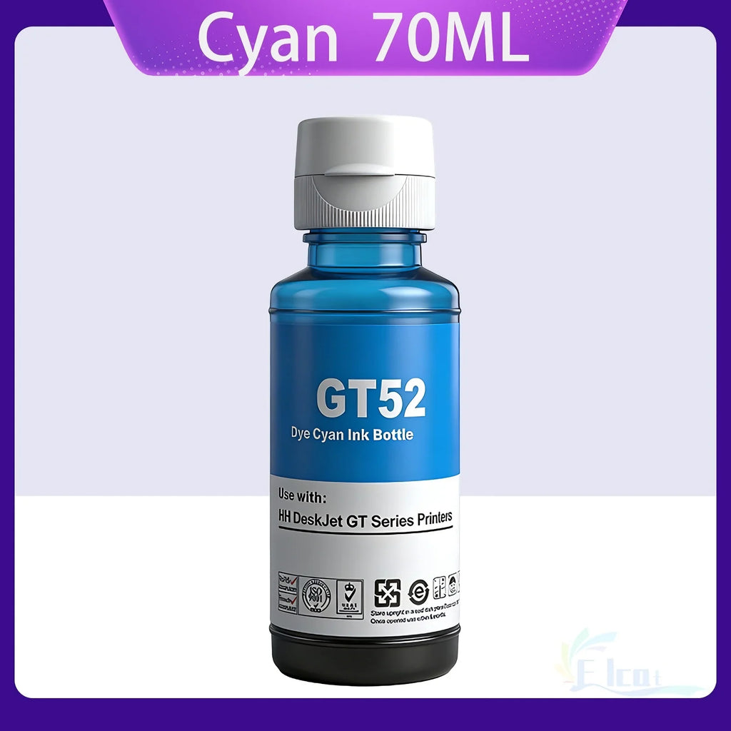 GT51 GT52 GT53 GT5810 GT5820 Refill Ink Dye ink For HP Smart Tank 450 455 500 510 515 519 530 559 615 618 655 720 750 Printer