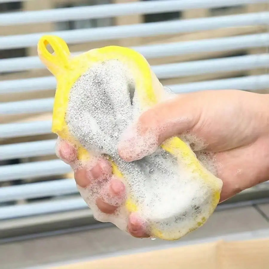 Heavy Duty Scrub Sponges, Double Sided Dish Washing Sponges, Absorbent Kitchen Cleaning Sponges For Pots, Pans, Stove Tops, Sinks, Ovens, Grill And Multi-Surface Household Stain Cleaning