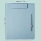 A4 leather writing clip, business folder, data book, office storage menu clip, contract book clip, music score clip