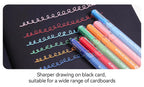 Languo 90 Colors Painting Acrylic Gel Pens Large Capacity Ink Pen for Drawing Diary Diy Coloring Doodling Painting Art Supplies