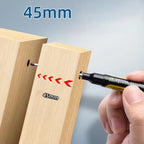 4-40Pcs White/Black/Blue/Red 45mm Deep Hole Marker Pens Long Nib Head Carpenter Pen Waterproof for Measuring Woodworking Office