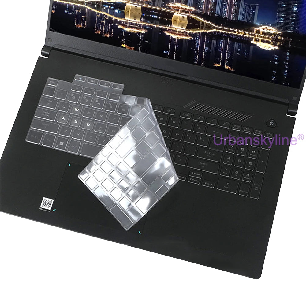 Keyboard Cover for ASUS TUF Dash F15 F16 F17 FX507 FX607 Gaming A15 A16 A17 A18 FA507 FA607 FA707 Silicone Protector Skin Case