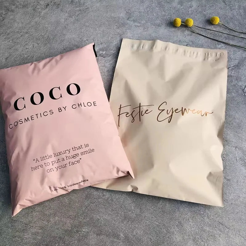 Customized Polyethylene Mailing Bags with Logo Self-Adhesive Plastic Express Bags Gift Wrapping Bags Personalized Packaging
