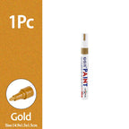 1/3/6/12Pcs Colorful Permanent Paint Marker Waterproof White Markers Tire Tread Rubber Fabric Paint Metal Paint Marker Pens