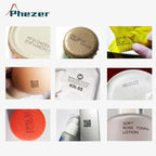 Phezer 12.7mm P17 Handheld Inkjet Printer Portable Label Printer Expiry Date Expiration Batch Code Logo QR Barcode 28 Languages