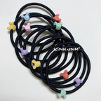 10PCS New Girls Elastic Hair Rubber Bands Kids Headbands Women Hair Tie Hair Gum Ponytail Hair Holders Hair Accessories