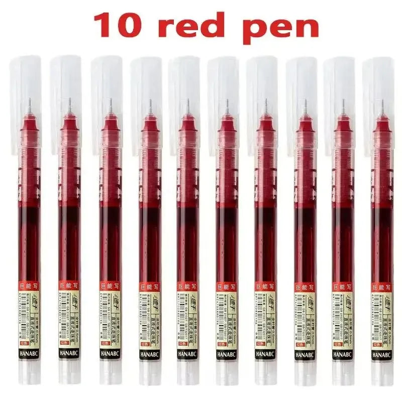 3/10/50/100PCS Color Gel Pens set,0.5mm Fine Tip Ballpoint Pen for Drawing Pens for Writing Office Accessories Back To School