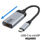 USB Type C To HDMI-Compatible 8K USB C to DP DisplayPort miniDP 4K VGA Adapter For Laptop MacBook TV Box PS5 Switch iPad Galaxy