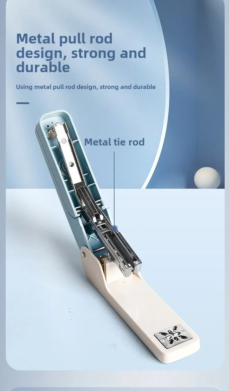 1-Piece 360° Rotatable Heavy Duty Stapler with Staple Remover: Large Capacity & Strong Clutch for Home and Office Use