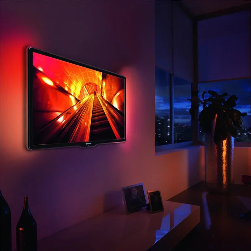 USB LED Strip Lights 2835 DC5V With Switch Flexible Lamp Tape Ribbon TV Desktop Computer Screen Background Lighting Home Decor