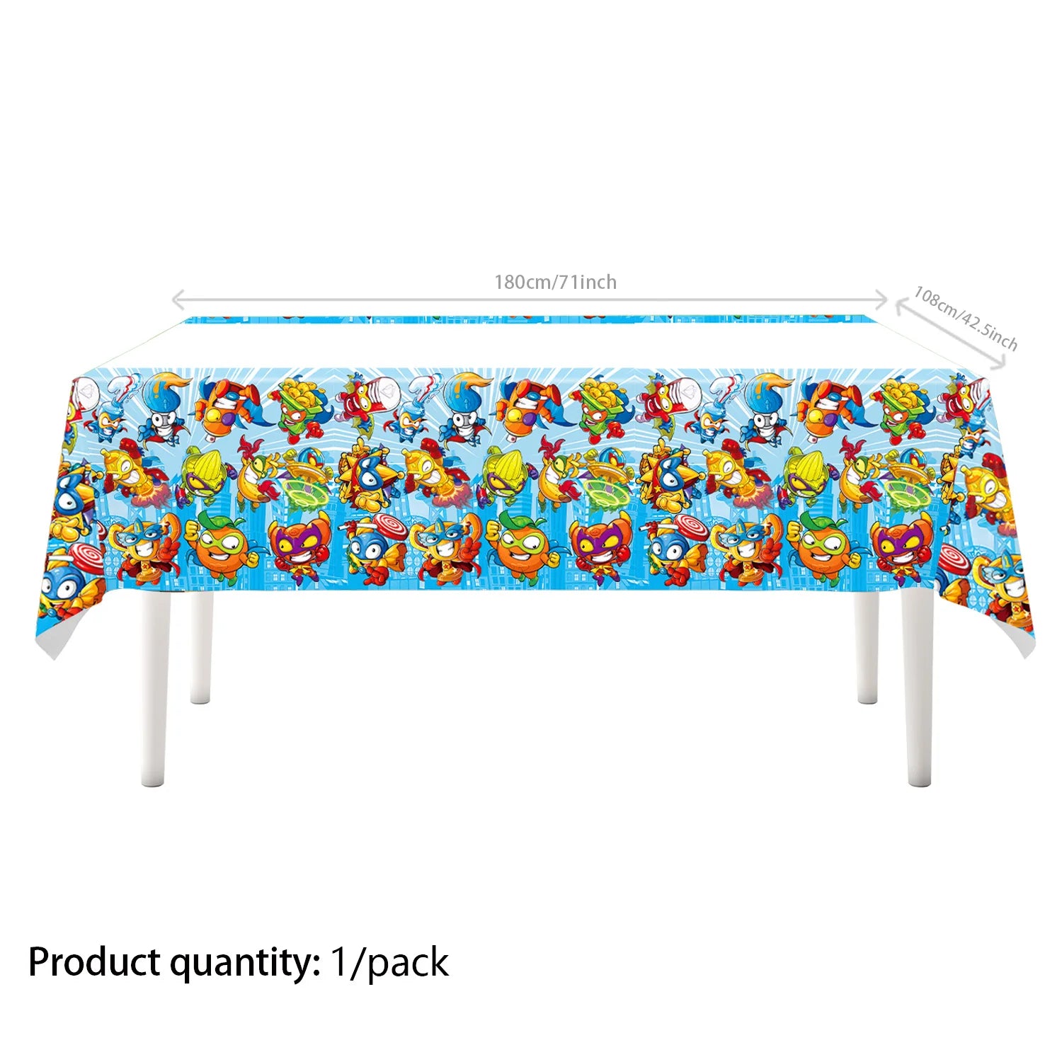Cartoon Superzings Birthday Party Decoration Disposable Tableware Tablecloth Plates Cups Napkin Kids Favor Gifts Party Supplie