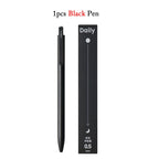 KACO Gel Pens Press Signature Pen Stationery Metal Pen Clip 0.5mm Black Ink Quicking Drying Large Capacity 800M Smooth Writing