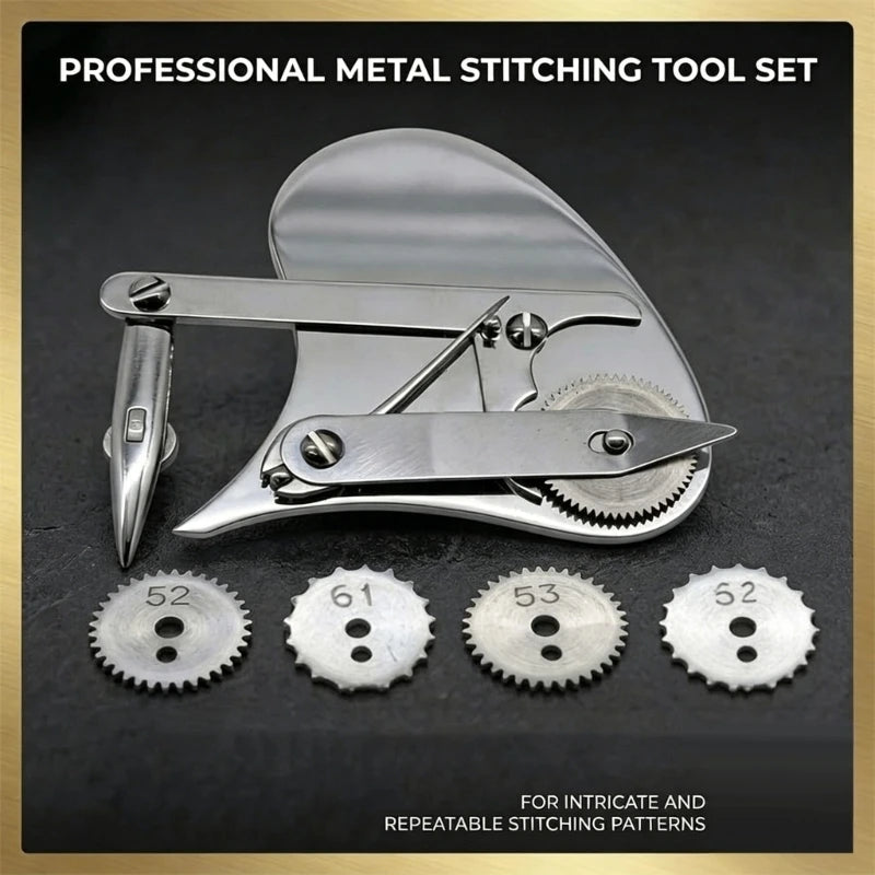 Metal Drafting Wheel Pen Tool Set for Technical Drawing, Lines, and Plan Restoration Studio Tasks