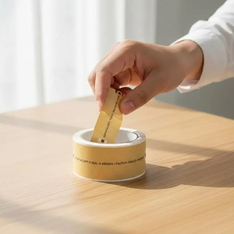 100Pcs/Roll Tamper-Proof Sealing Stickers Security Labels For Packages Mail Documents,3 X 10cm