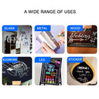 1/3 Pcs White Liquid Chalk Painting, Marking Erasable Dust-free Water-soluble Marking Pen School Classroom Office Supplies