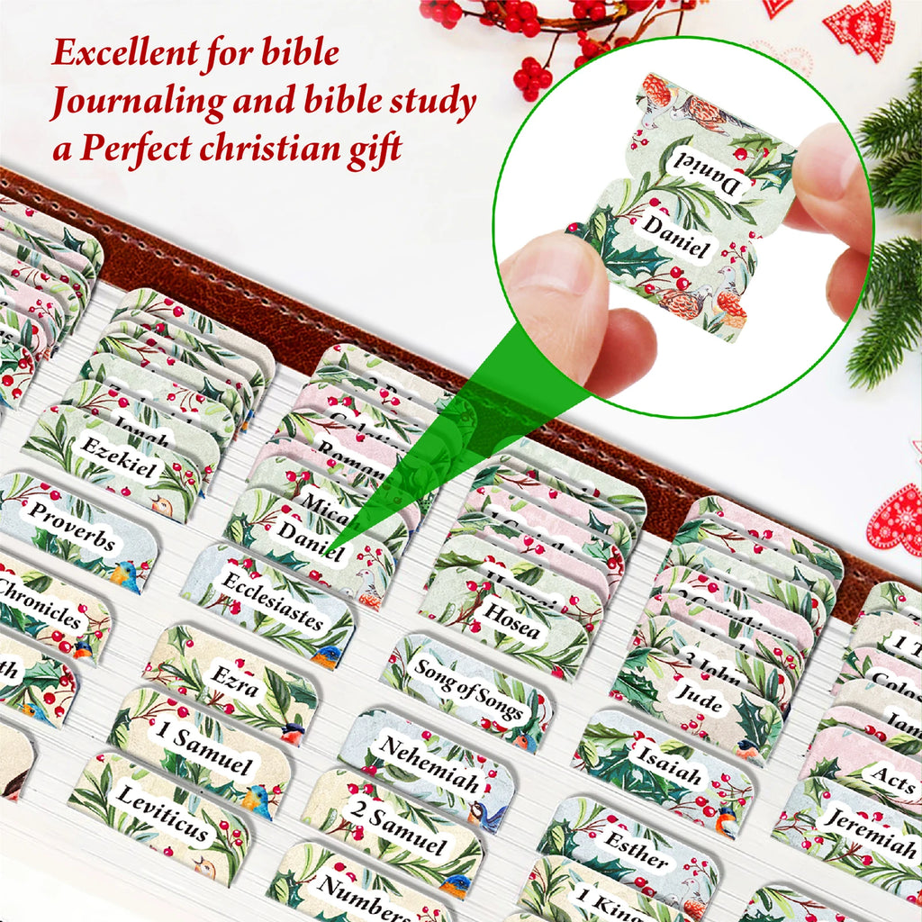 75pcs Bible Tabs for Women & Men, Laminated Bible Tabs for Study Bible, Bird Theme Bible Tabs for Easy Navigation, Simplify Your