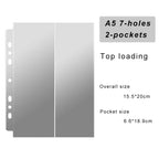 Expandable A5 3-ring Photo Album Organizer - Starry Soft-Pad Binder Album for 3" 3.5" Idol Photocard Pokemon Yu-Gi-Oh Card Album