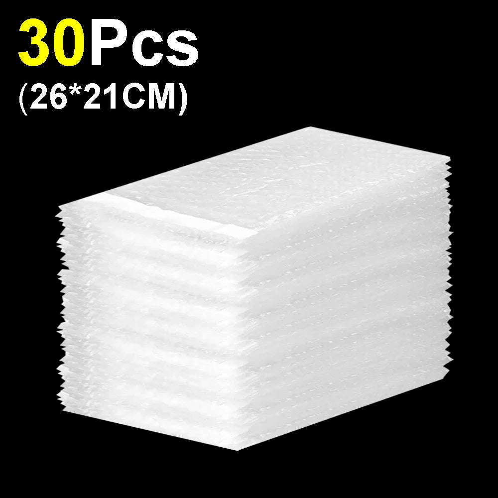 10-50pcs Envelope Shockproof Package White Bubble Bag PE Clear Cushioning Covers Protective Wrap Foam Packing Bags Can Be Sealed