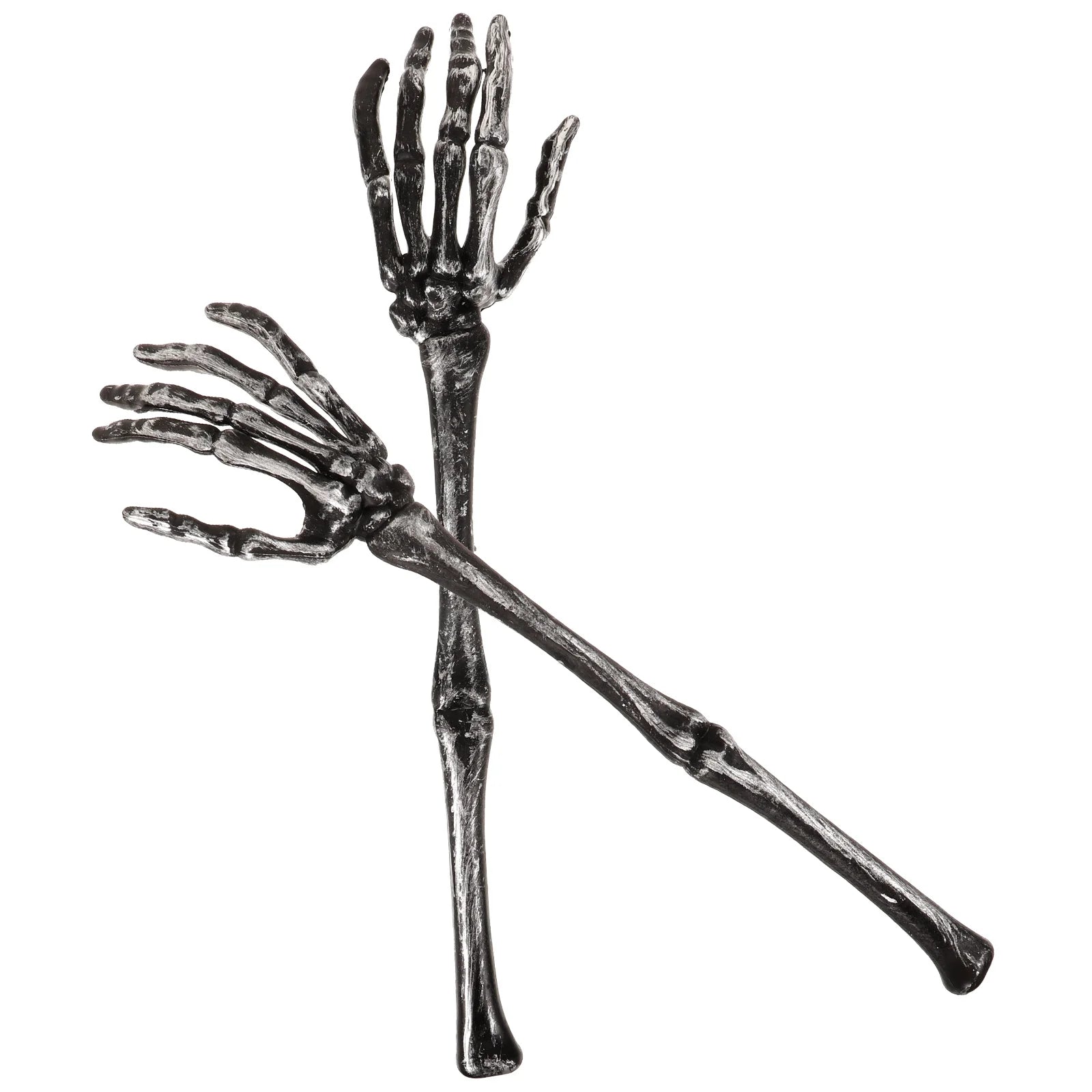 2 Pcs Salad Spoon Decorate Skull Claw Dessert Spoons Making Tools Mixing Hands Plastic Serving Forks