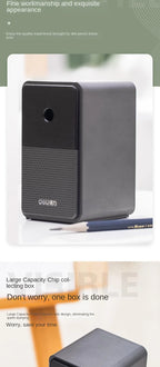 Adjustable Pencil Sharpener with Long Lasting Blade Hand Crank Table Sharpeners Machine Stationery