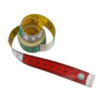 1.5M Soft Tape Measure Tailor's Tape With Snap Fasteners Body Measuring Double-sided Ruler For Needlework Sewing Tool NEW