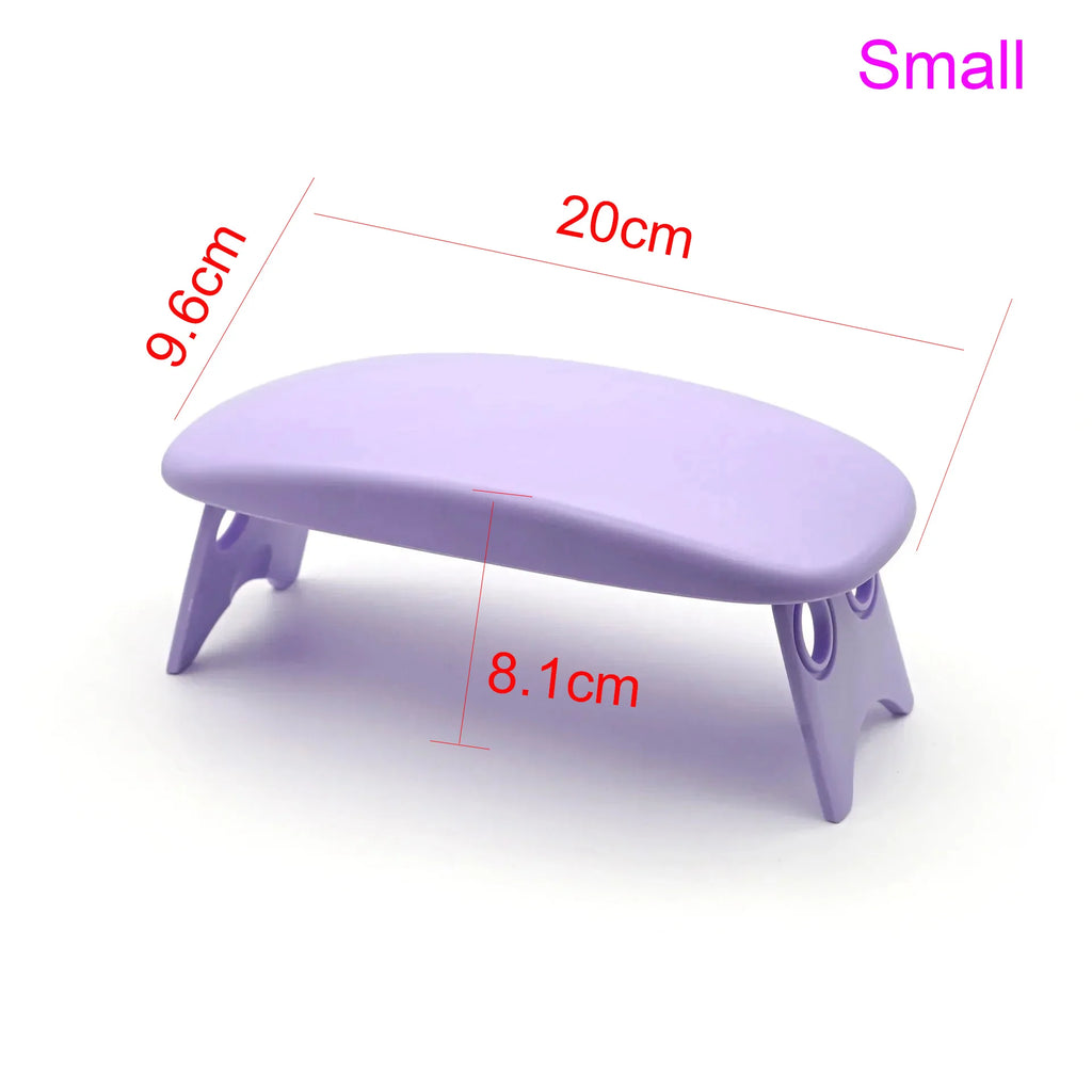 Folding Nail Hand Manicure Rest Arm Stand Pillow Cushion Holder Table Desk Armrest Sponge Support Mat Polish Tool Practice Salon