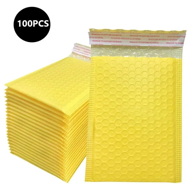 Bubble 100 Pcs Envelopes for Shipping Bags Padded Envelopes for Packaging Seal Mailing Gift Padding Purple and Pink Green